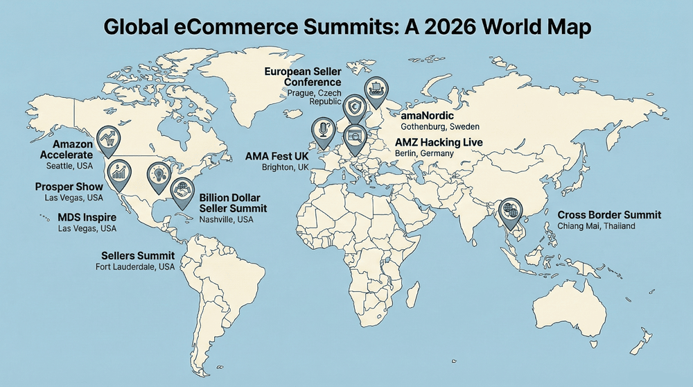 Key Amazon Conference for sellers 2026 map